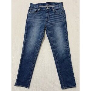 Proper Cloth Blue Jeans Crosby 11.5 oz Dark Indigo Jeans Mens 34x30 (32x29.5)